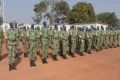 UN peacekeepers honor Cameroon colleague killed last week in CAR