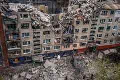 Ukraine war: Kyiv hit by biggest Russian drone attack since war began