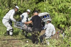 Mexican bus carrying African migrants crashes, killing 17