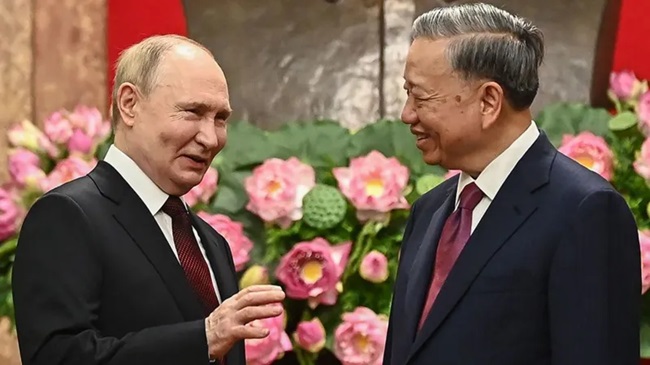 President Putin in Vietnam, vows deeper ties in visit criticised by US