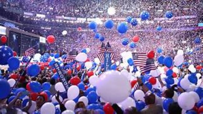 ‘Yes she can’: Obamas laud Harris at Democratic National Convention