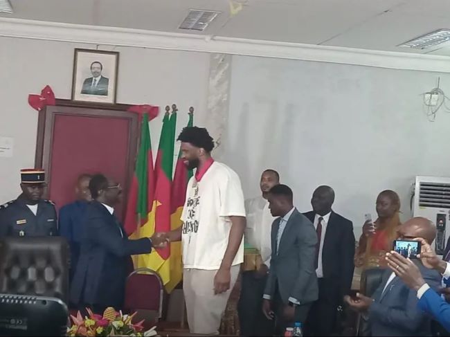 Joel Embiid Showered With Accolades by Cameroon President