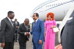 Yaoundé Nsimalen: Despised Prime Minister Ngute bows to Biya as Angels do to God!