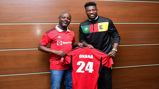 Ugandan Deputy Speaker meets Andre Onana