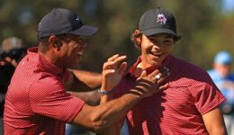 Tiger Woods’ son Charlie, 15, hits first hole-in-one